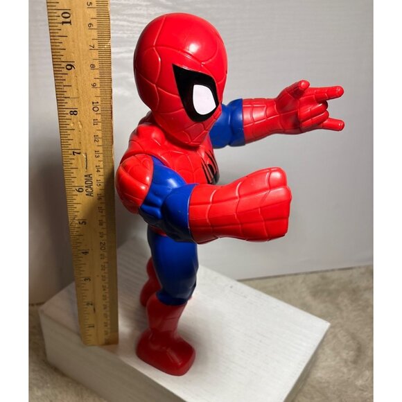 SpiderMan Playskool Marvel Super Hero Adventures Mega Mighty Figure 10" - Picture 6 of 8